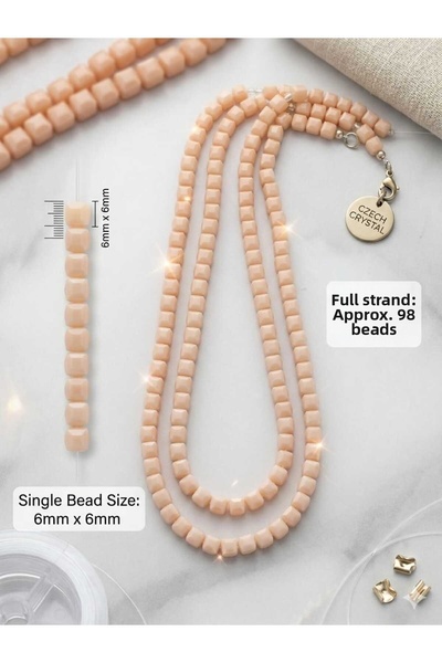 Ralp Moda 6 mm Czech Crystal 1 Strand Average: 97-99 Pieces