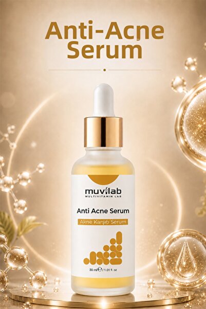 muvilab Anti-Acne and Blackhead Serum Anti-Blemish Comedone Cleanser for Oily...