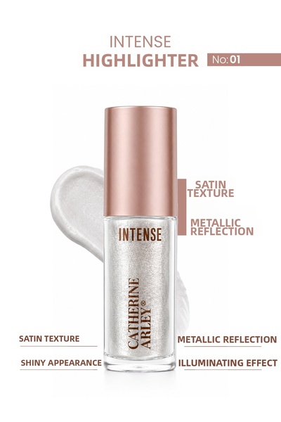 Catherine Arley Intense Glow Touch Liquid Highlighter Silver Mist 5 ml 01