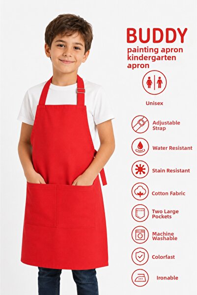 sevilya Buddy Painting Apron Kindergarten Apron Painting Apron