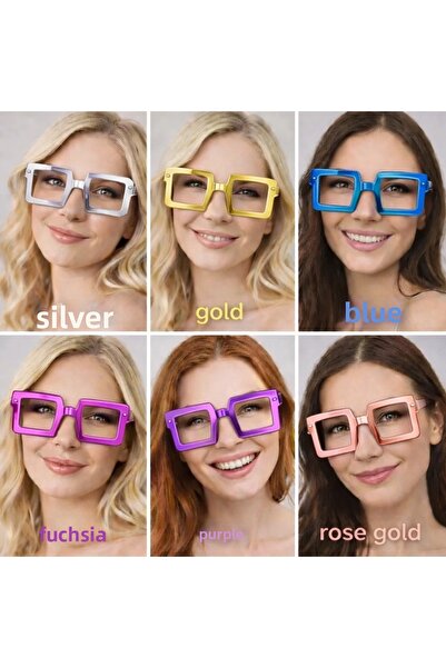 magicool Square Shaped Party Glasses Set of 1239 – 6 Colors (Without Glass)