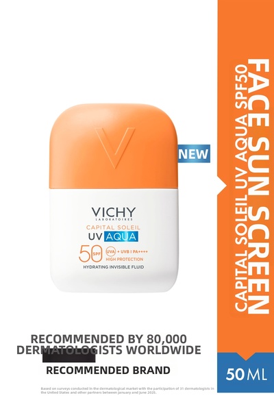 Vichy Capital Soleil Uv Aqua Spf50 Facial Sunscreen 50ml