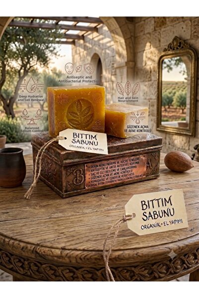 bereketana Natural Bıttım Soap Anti-Hair Loss Herbal Soap Traditional Soap fo...