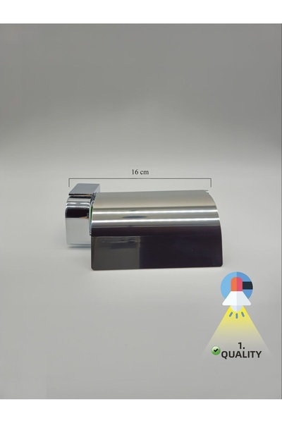 Filia Yapı Stainless Steel Toilet Roll Holder with Cover, Polished Chrome