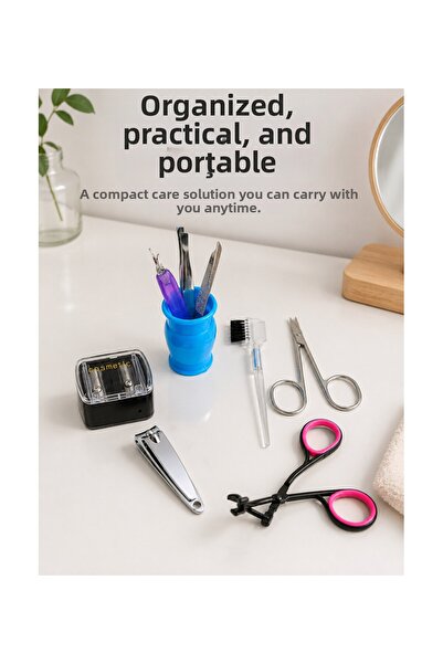 pınaxar Stainless Steel Manicure Set Nail Eyebrow and Personal Care Tools