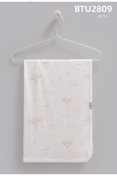 Caramell Sweet Dreams Patterned Baby Blanket Btu2809
