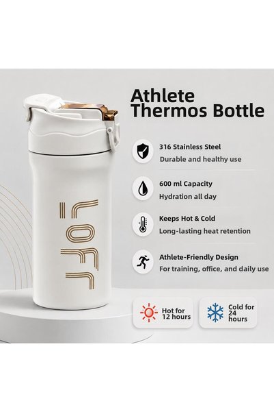 HTC AKSESUAR 600 ml Lofr Cup Thermos 316 Stainless Steel