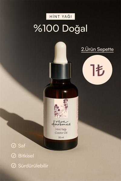 Rêve d’Arômes %100 Doğal Besleyici & Güçlendirici Hint Yağı – 20 ml