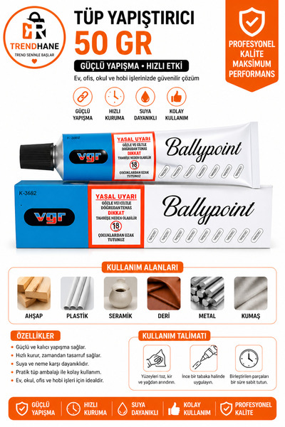Trendhane Vgr Point Tüp Yapıştırıcı 50 gr