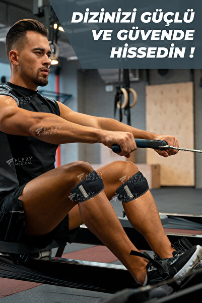 Flexy Medical Patella Tendon Bandı Dizlik - Silikon Ped Destekli Tendon Ve Diz Ağrılarında Rahatlama Sporcu Koruma