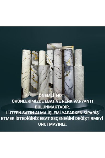 UKAB DEKOR 120x280 Cm Tek Parça Rulo Dekoratif Lüks Desen Kendinden Yapışkanlı Duvar Panel Tv Ünitesi