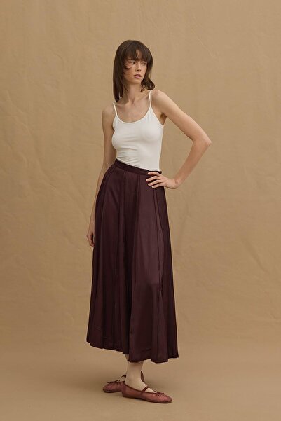 Fahhar Multi Piece Skirt Burgundy