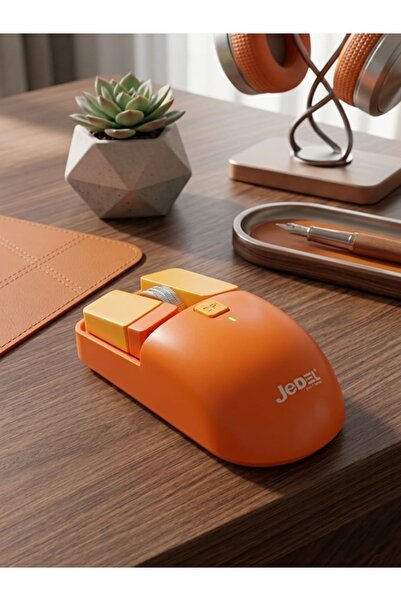 gaman Kablosuz Şarj Edilebilir Mouse - Mekanik Tuş Tasarımlı 1600Dpı Optik Fare