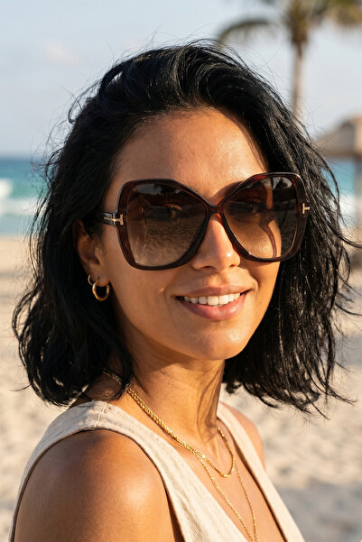 Takı Dükkanı Belletti Butterfly Model Women's Sunglasses blx108