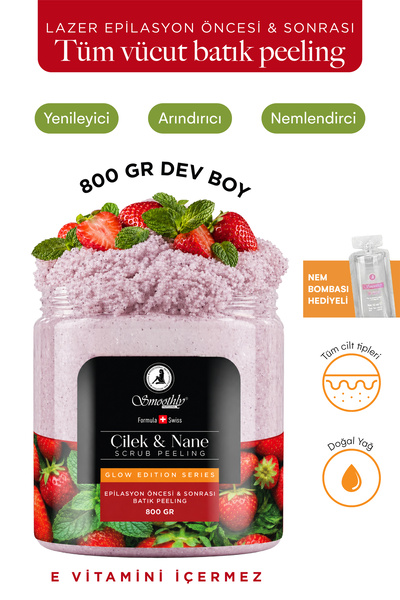 Smoothly Çilek & Nane Aromalı Canlandırıcı & Yumuşatıcı El Ayak Ve Vücut Bakı...