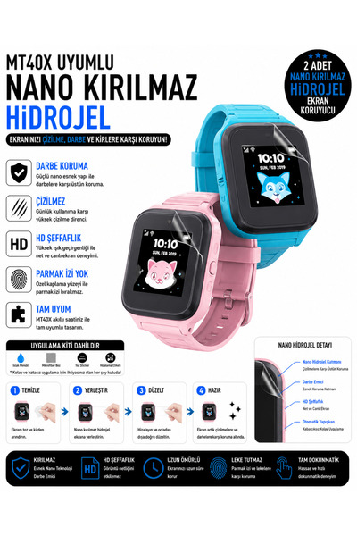 Astakos ساعة TCL movetime family watch mt40x للأطفال، متوافقة مع واقي شاشة نا...