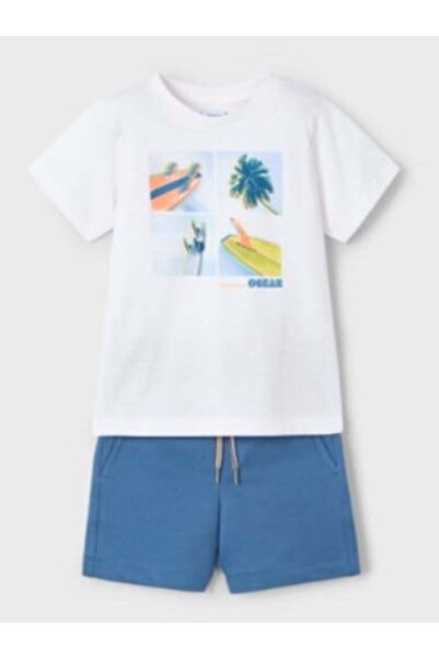 MAYORAL Boys' 3611 Surf Shorts 2-Piece Set Gkm0428