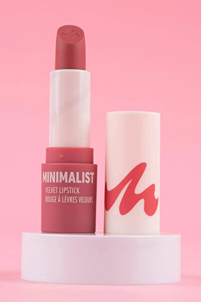 Miniso Lisanslı Minimalist Serisi Kadife Mat Ruj No 09 - Romantik Gülkurusu T...