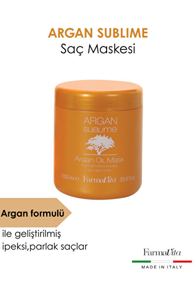 Farmavita Argan Sublime Saç Maskesi 1000ml