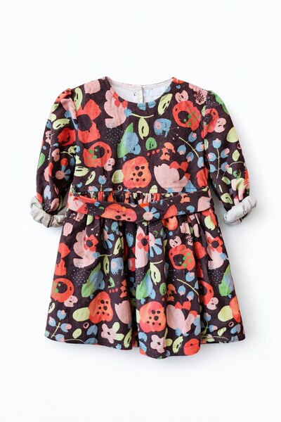 nk kids فستان ملون للفتيات 77602 GK5263