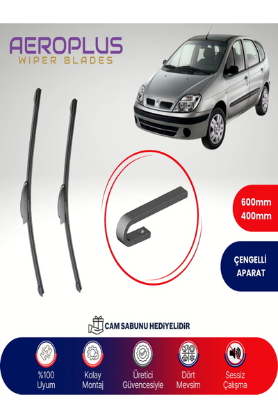 Aeroplus Renault Scenic 1 1996-2003 Muz Silecek Takımı