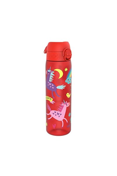 Ion8 - İnce Suluk - Kırmızı Unicorn - 500 ml - Sızdırmaz - BPA İçermeyen