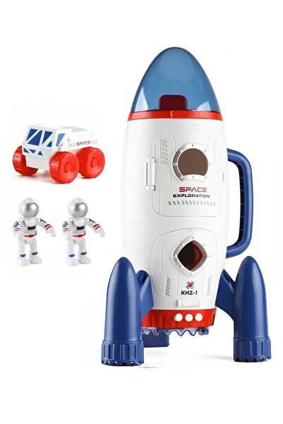 KentOyuncaK Uzay Keşfi: 2 Astronotlu Uzay Roketi ve Uzay Aracı - Açılabilir K...