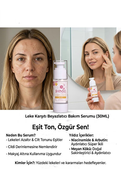 SHINSEI AHA BHA Traneksamik Asit Serum – Leke Görünümü Karşıtı