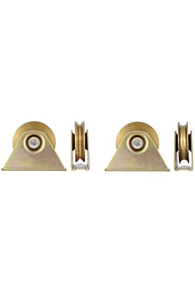Evotools Roată aplicată cu suport și rulment pentru porți culisante 70 mm V 1...