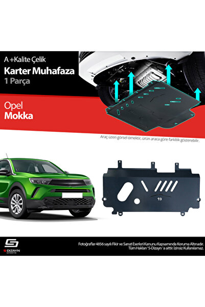 S Dizayn S-Dizayn Opel Mokka 2 Çelik Karter Muhafaza Koruma 2020 Üzeri A+ Kal...