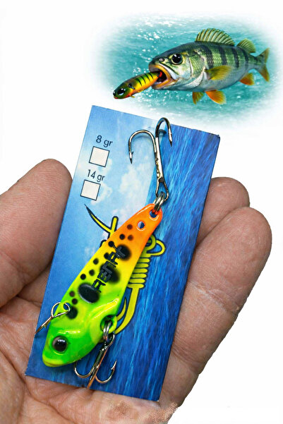 sr sazanrig 3D VIB 14 gr 5,5 cm Vibrasyon Metal Suni Yem