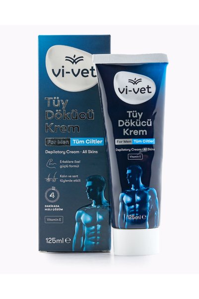 Vi-vet Vivet men's hair loss cream all skin types 125ml x 3 pieces vivet formen