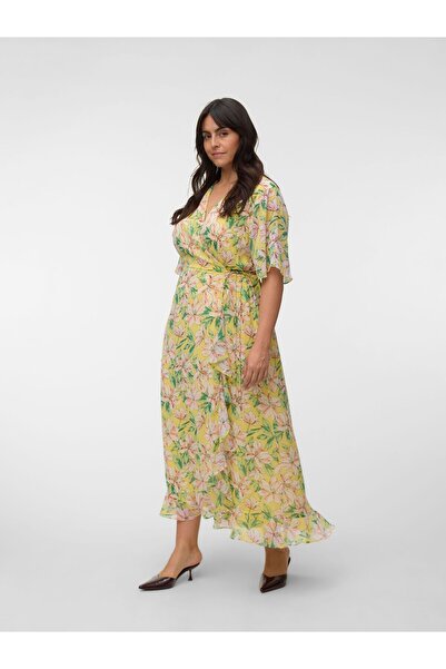 Veromoda Curve Kleid VMCZILLE Langes Kleid