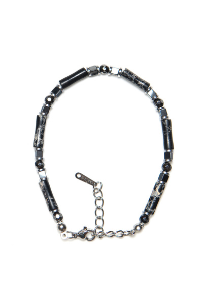 Perlavita Premium Natural Stone Design Steel Chain Bracelet Series – the Natu...