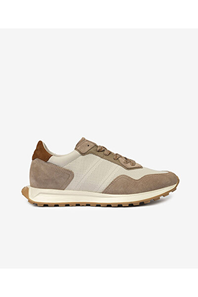 Greyder Erkek Koyu Vizon Hakiki Deri Sneaker Ayakkabı 4Y1UA17310