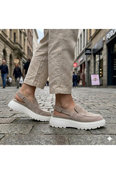 Oneka Shoes Women's Daily Sandals Mink Suede 260629Sbt1103