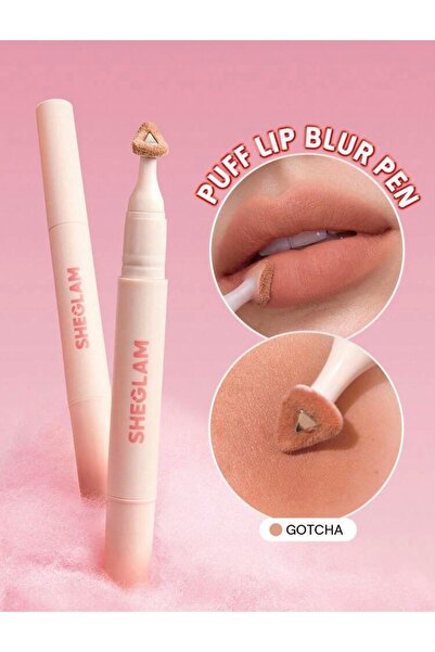 SHEGLAM Marshmallow Puff Lip Blur Pen - GOTCHA(Mat Bitişli Yumuşak Dokulu Dud...