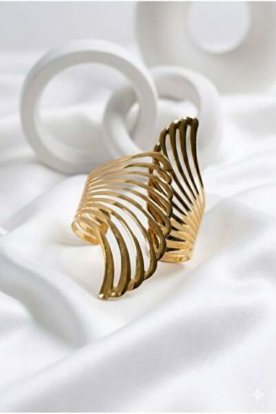 SERRAVİNA JEWELRY Gold Kanat Kelepçe Bileklik