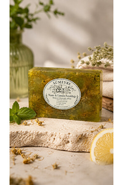 Günebakan Mint & Lemon Freshness – Herbal Glycerin Soap (100 Gr)