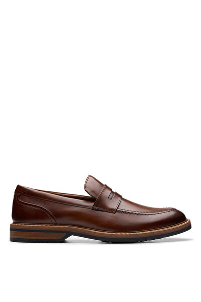 CLARKS Kahverengi Erkek Deri Günlük Ayakkabı Aldwin Step