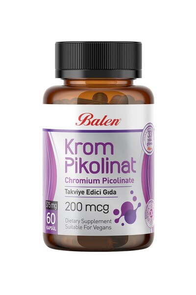 Balen KROM PİKOLİNAT KAPSÜL 375 MG *60