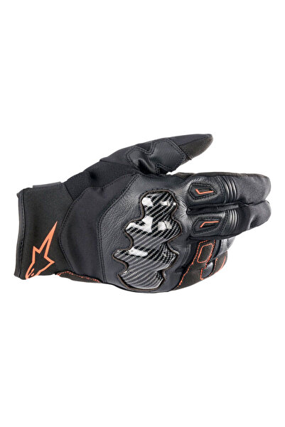 Alpinestars SMX-1 DryStar Korumalı Motosiklet Eldiveni Siyah Kırmızı