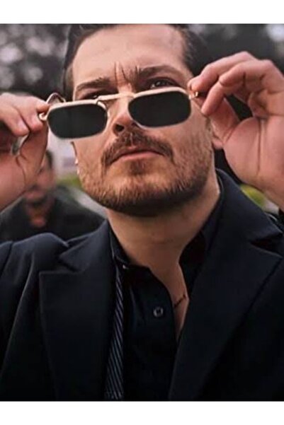 BRILLIAEYEWEAR YUESSE Eşref Tek Kare İtalyan Model UV-400 Güneş Gözlüğü