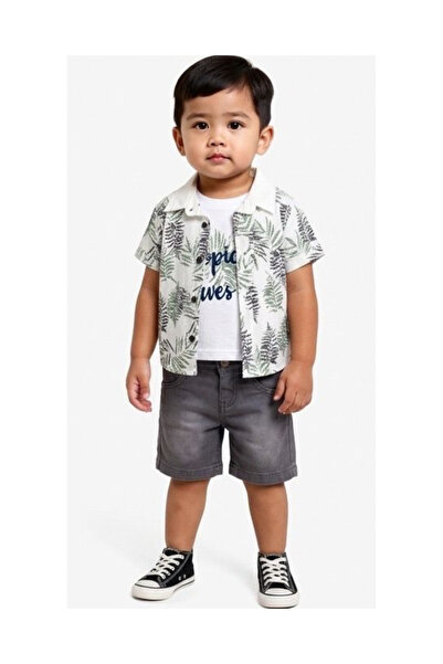 YTM Three-piece casual boys' set for ages 1 to 4 years - Made in Turkey