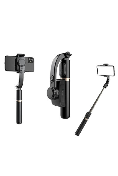 Techsuit Stick selfie cu trepied, telecomandă, anti-vibrații, 75 cm - (Q08) -...