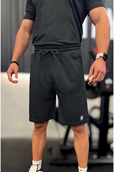 Sapeur Erkek Spor Şort - Slim Fit Antrenman & Fitness Şortu