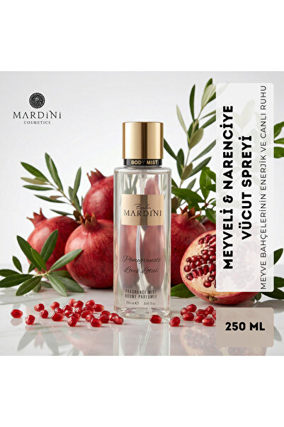 Pomegranate Love Lotus Vücut Spreyi 250 ml - Enerjik Meyveli & Çiçeksi Body Mist