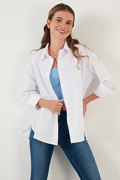 Lela Cămașă oversize 100% bumbac Cămașă pentru femei Cf21s163867