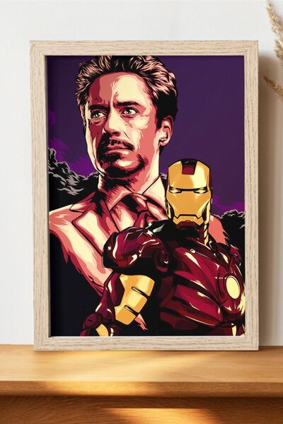 Luna Marissa Αφίσα Iron Man Tony Stark - Αφίσα τηλεοπτικής ταινίας από χοντρό...