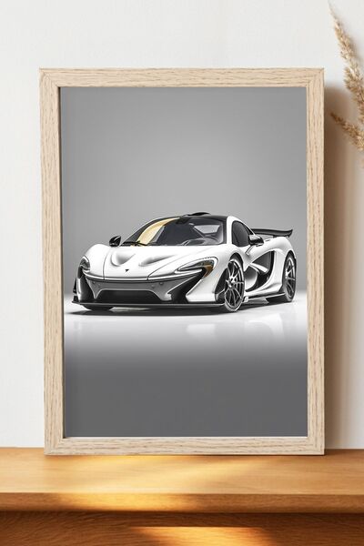 Luna Marissa Αφίσα McLaren - Αφίσα αυτοκινήτου από γυαλιστερό χαρτί χωρίς πλα...